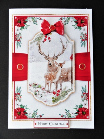 Deer 7.5x5.5 inch No.5 by Valerie Spowart