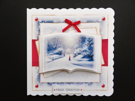 Deep Winter Open Book Bumper Set 2 by Valerie Spowart