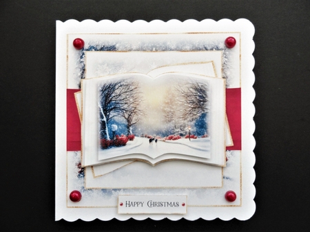Deep Winter Open Book Bumper Set 2 by Valerie Spowart