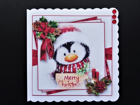 Winter Penguins 2 Mini Kit #1    by Valerie Spowart
