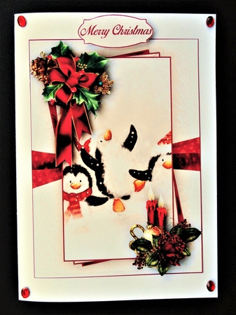 Winter Penguins 5X7 Bumper Kit #1   by Valerie Spowart
