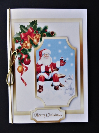 Santas friends 5x7inches by Valerie Spowart