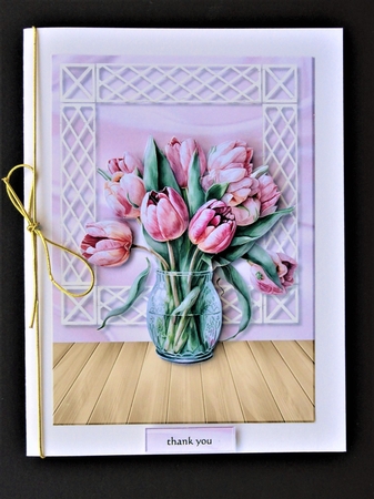 Kit 4 Tulips Cards A5 by Valerie Spowart