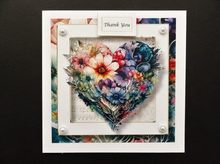 Gorgeous Floral Heart Bumper Kit by Valerie Spowart
