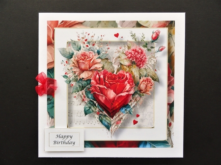 Gorgeous Floral Heart Bumper Kit by Valerie Spowart