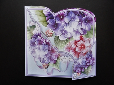Wrap Around Gatefold Flowers 3 Mini Kit #2 by Valerie Spowart