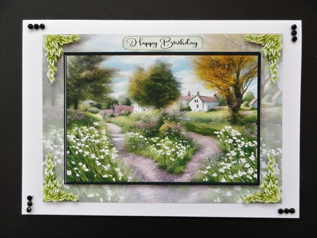 Cottage Garden by Valerie Spowart