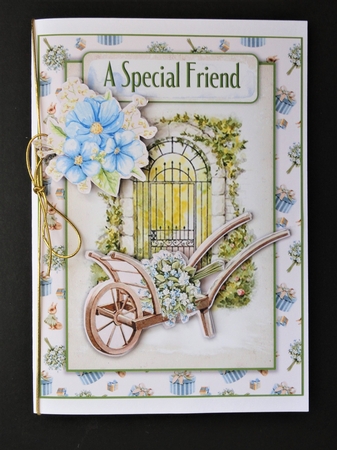 Woodland Fantasy Card Kit 3. 18 sentiments, Card base, inserts, decoupage, envelope by Valerie Spowart