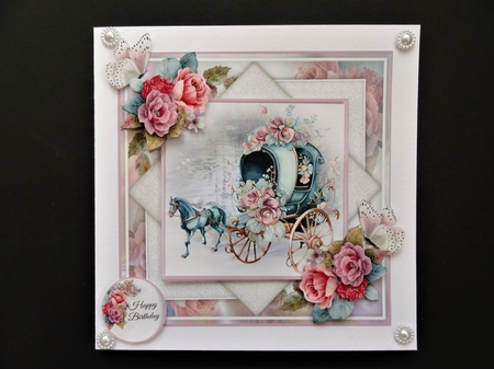 Floral Carriage 04 Mini Page Kit by Valerie Spowart