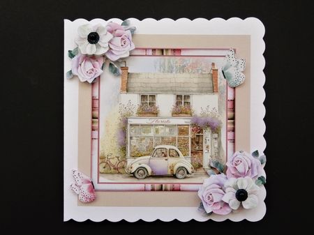 Vintage Flower Shop 05 Mini Page Kit by Valerie Spowart