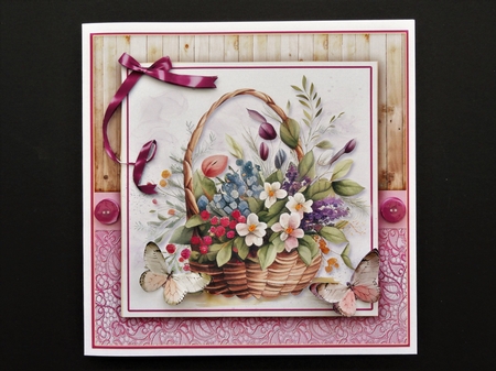 Flower Baskets & Butterflies Kit-8 by Valerie Spowart