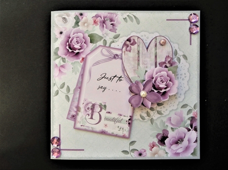  Floral Heart and Tag Card by Valerie Spowart