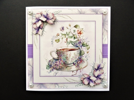 Cup Of Flowers Mini Kit#1 by Valerie Spowart