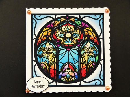 Beautiful Stained Glass Window 3 by Valerie Spowart
