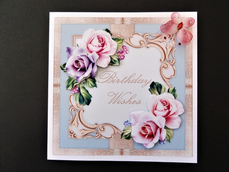 Nostalgique - Card Front with Step-by-Step by Valerie Spowart