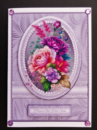Lovely Floral Get Well Topper by Valerie Spowart