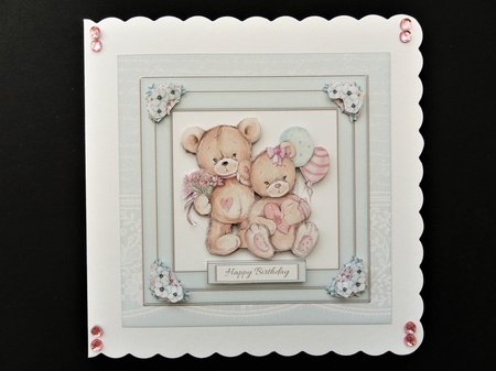 Cute Birthday Bears Topper by Valerie Spowart