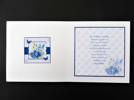 Pretty Flowers - Blue by Valerie Spowart