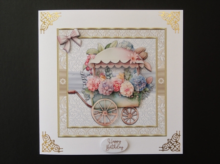 Floral cart 1 by Valerie Spowart