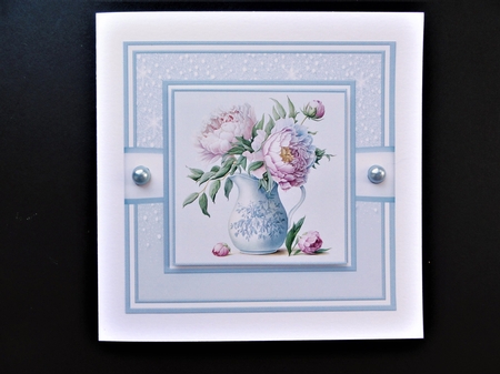 Jug Of Peonies 02 by Valerie Spowart