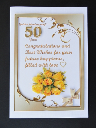 GOLDEN WEDDING ANNIVERSARY by Valerie Spowart
