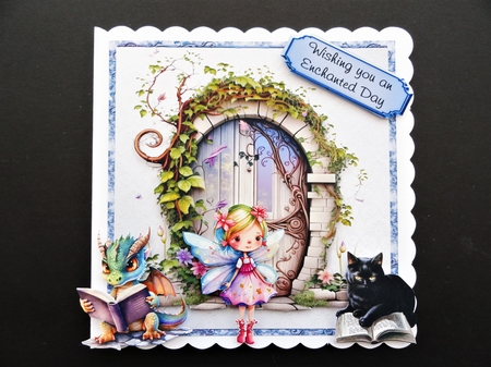 DIY Fairy Doors Bumper Kit 21 - 10 sheets, Card fronts, decoupage, inserts, and greeting boxes by Valerie Spowart