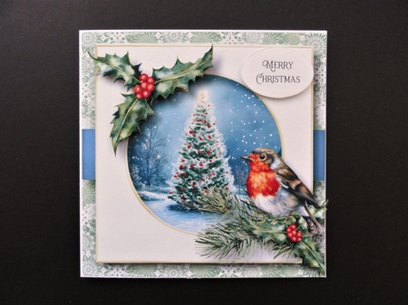 Christmas Robin & Holly Scenes Bumper Kit by Valerie Spowart