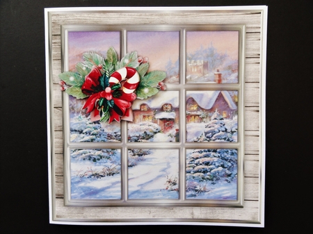 Christmas Window 1 by Valerie Spowart