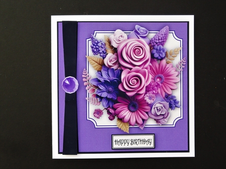 PURPLE BOUQUET by Valerie Spowart