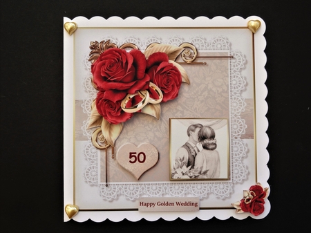  Golden  Wedding Mini Kit by Valerie Spowart