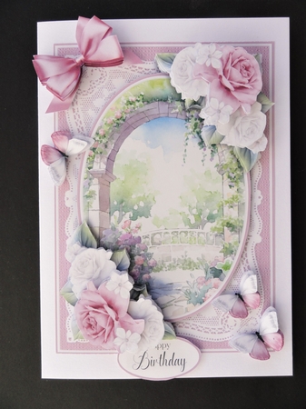 Lace and Roses Secret Garden No.2 by Valerie Spowart