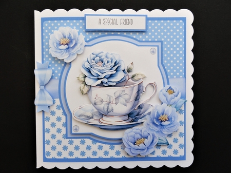 Pretty Floral Teacups by Valerie Spowart