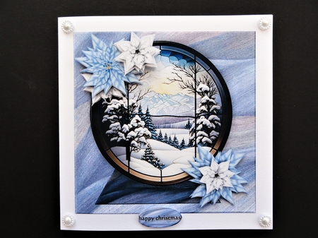 Snowy Village Quick Card by Valerie Spowart