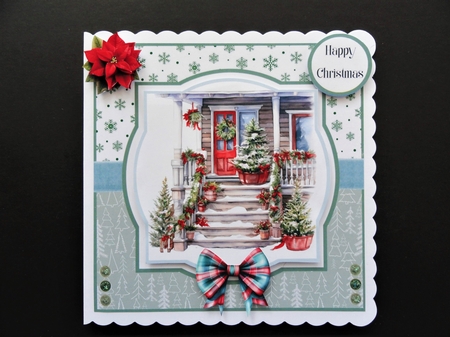 Christmas Porches by Valerie Spowart