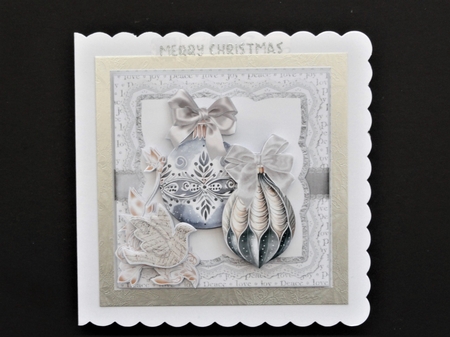 Shimmer Silver Christmas 10 Mini Kit by Valerie Spowart