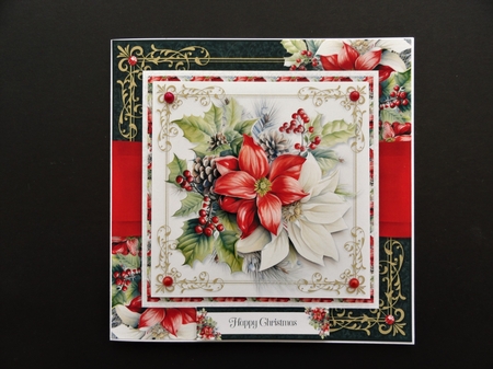 Winter Bouquet Drama 8x8 inch No.5 by Valerie Spowart