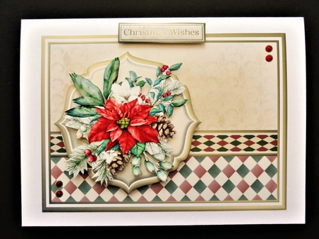A5 Christmas Ornaments 5 Card Front, Topper, Pyramid Layers & Sentiments by Valerie Spowart