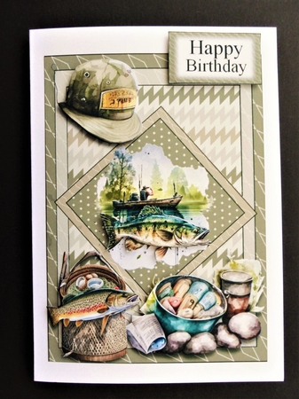 Fishing Birthday, Retirement or Fathers Day by Valerie Spowart