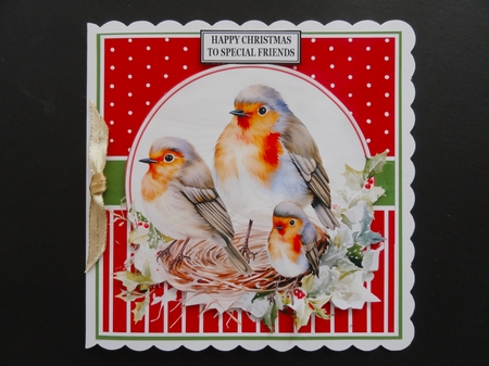CHRISTMAS ROBIN FAMILY by Valerie Spowart