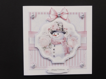 Rosy Snowman No.5 by Valerie Spowart