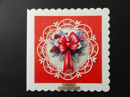 Step by Step Christmas Bow  5 by Valerie Spowart