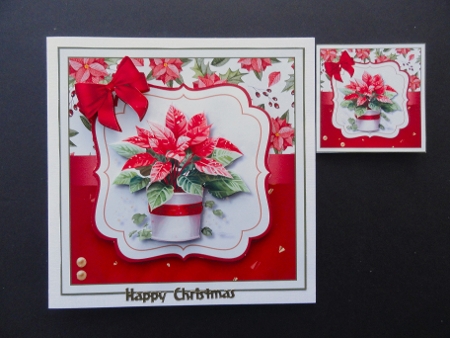 Poinsettia Christmas Mini Kit by Valerie Spowart