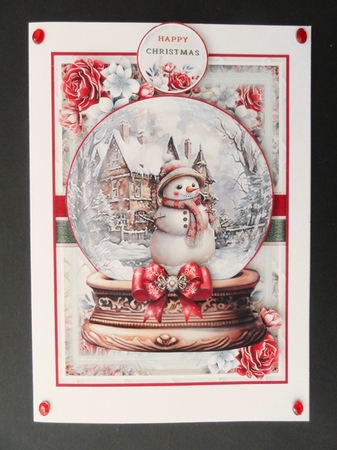 Snowman Snow Globe 04 Mini Page Kit by Valerie Spowart