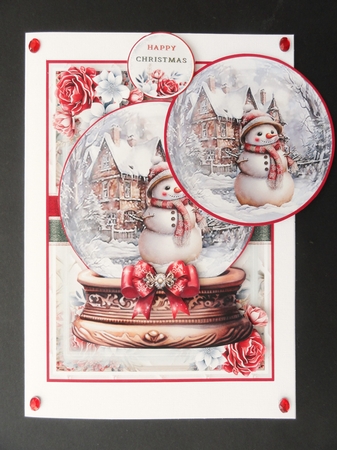 Snowman Snow Globe 04 Mini Page Kit by Valerie Spowart