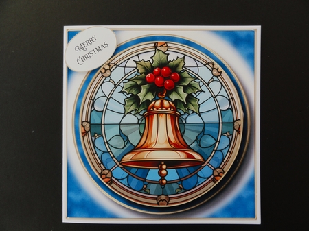 Christmas Bells Circle Stained Glass Multi Topper Kit by Valerie Spowart
