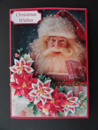 Father Christmas - 5 x 7 Card and Envelope Mini Kit by Valerie Spowart