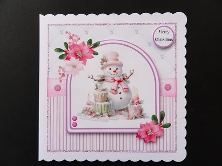 The Happy Little Snowman 8x8 Quick Card #6 by Valerie Spowart