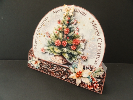 Christmas Decorations Dome Tent Card-5 by Valerie Spowart