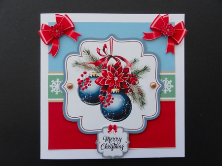 Festive Baubles Toppers Set by Valerie Spowart