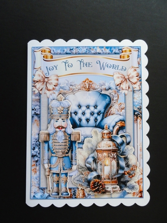 Christmas Blue Card Making Kit 2 Various tags and envelope by Valerie Spowart